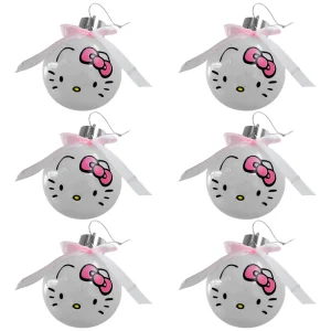 PAQ. 6 ESFERA NAVIDEÑA KITTY