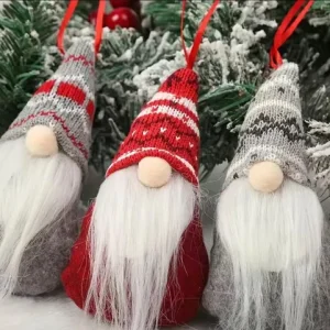 PIEZA GNOMO COLGANTE NAVIDEÑO