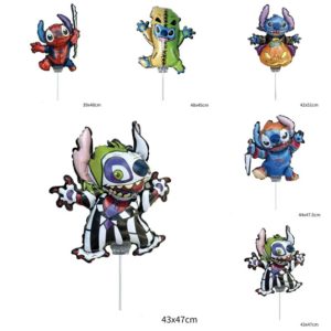 PAQ. 20 MEGA GLOBO STITCH HALLOWEEN