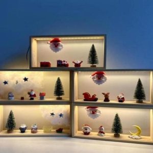 CUADRO DECORATIVO LED NAVIDEÑO