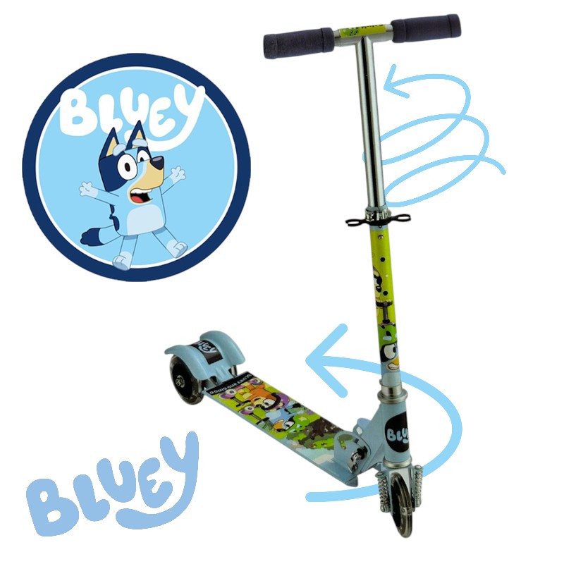 Imagen de SCOOTER TRES RUEDAS CON LUZ *BLUEY*