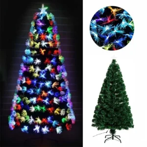 ARBOL PREMIUM 2.1mt FIBRA OPTICA MULTICOLOR
