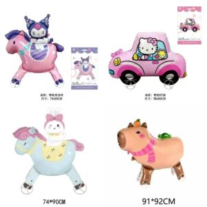 GLOBO CARRITO PERSONAJES 90-98cm