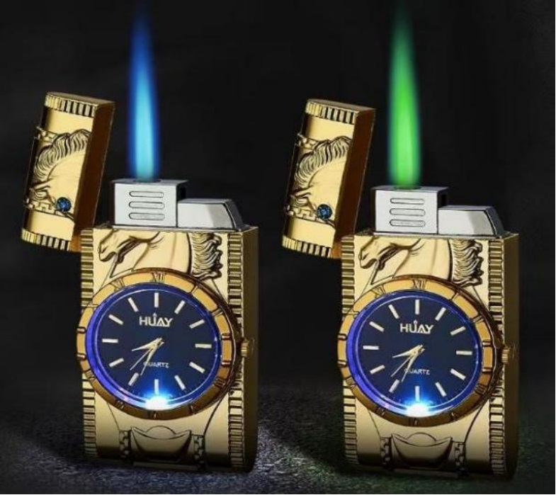 Imagen de NUEVO ENCENDEDOR CON RELOJ ELEGANTE *SIN ESTUCHE