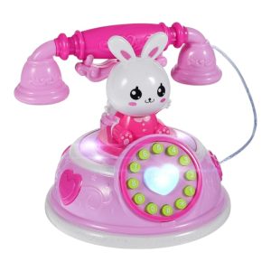 CAJA 6 TELEFONO MUSICAL CON FUNCIONES NIÑA