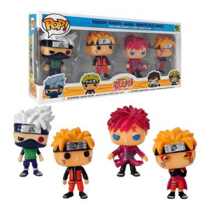 SET 4 FIGURA POP *NARUTO*