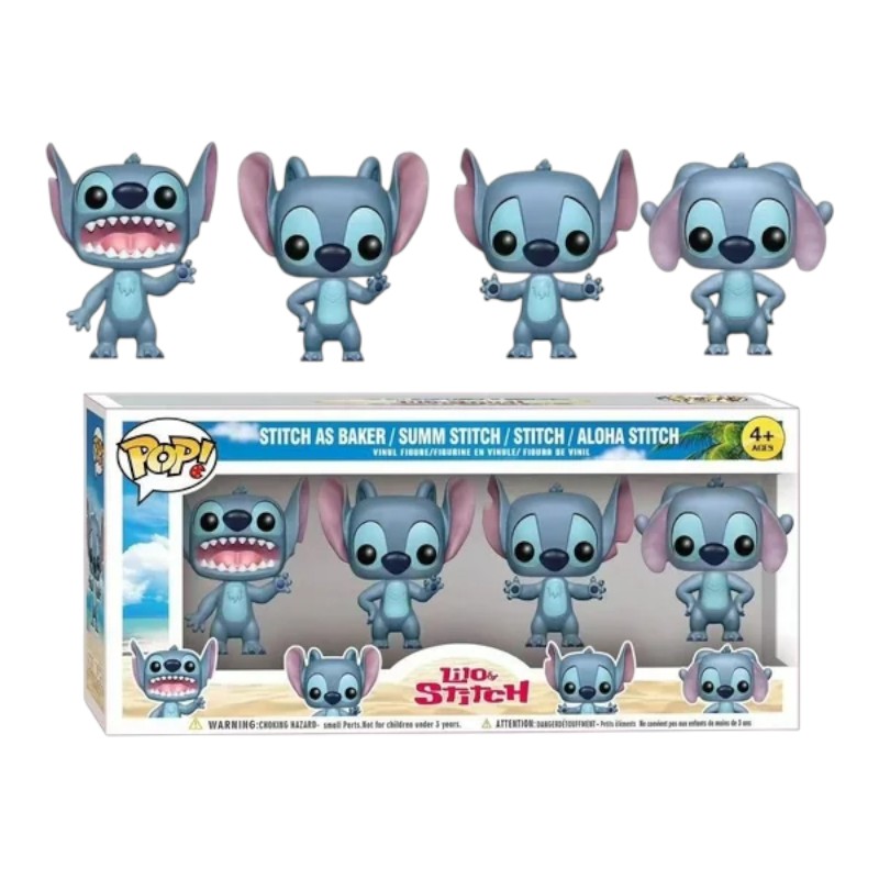 Imagen de SET 4 FIGURA POP *STITCH*