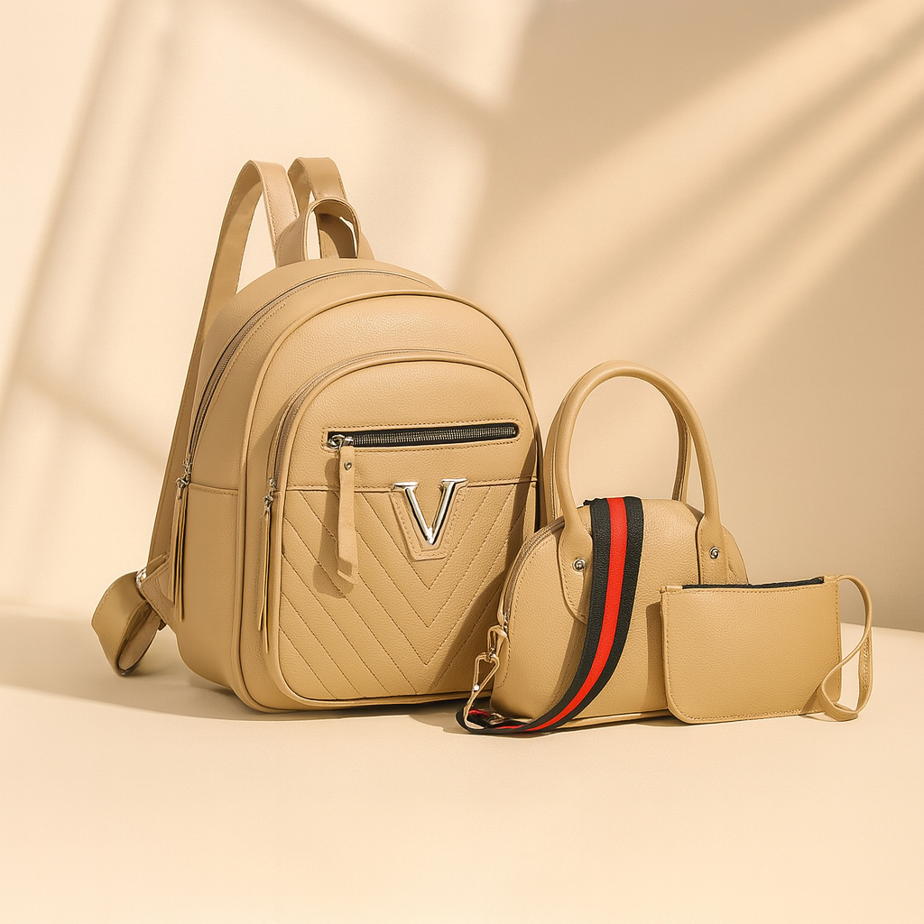 Imagen de COMBO 3 PZ MOCHILA TACTOPIEL GRENOBIL