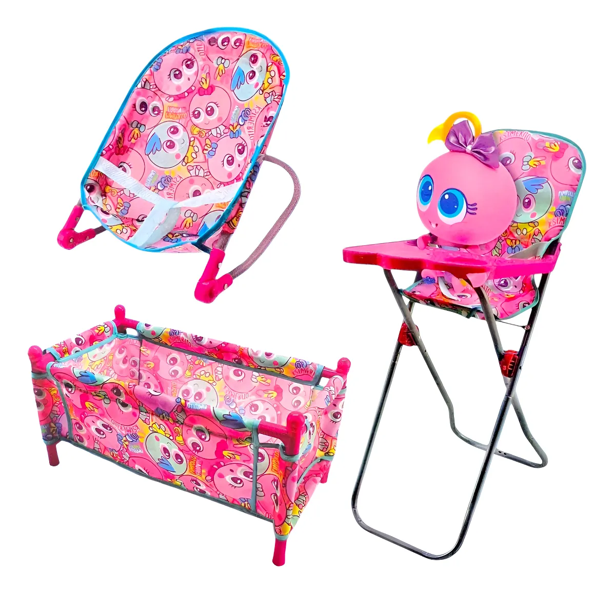 Imagen de SET DISTROLLER CUNA + MECEDORA + SILLA