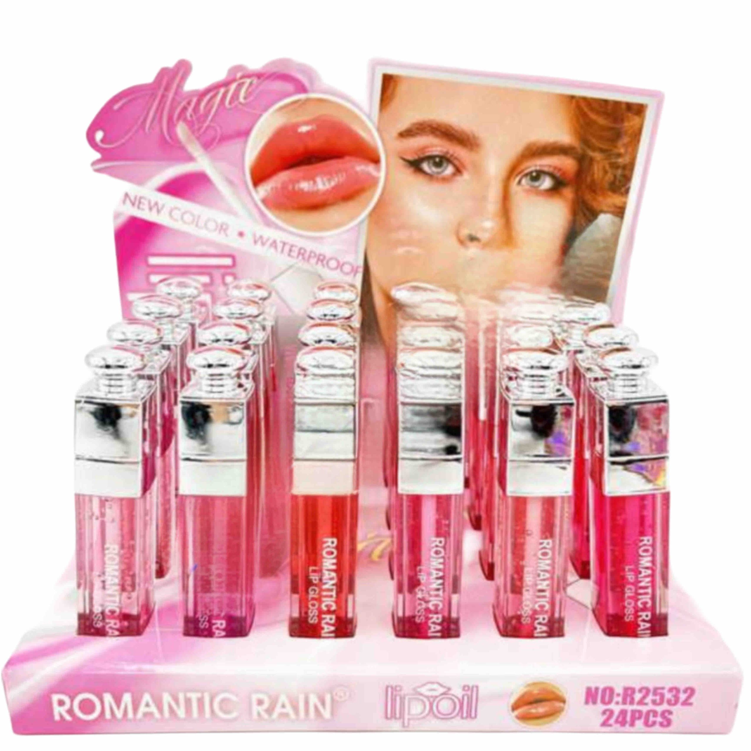 Imagen de CAJA 24 LIP GLOSS ROMANTIC RAIN R2532