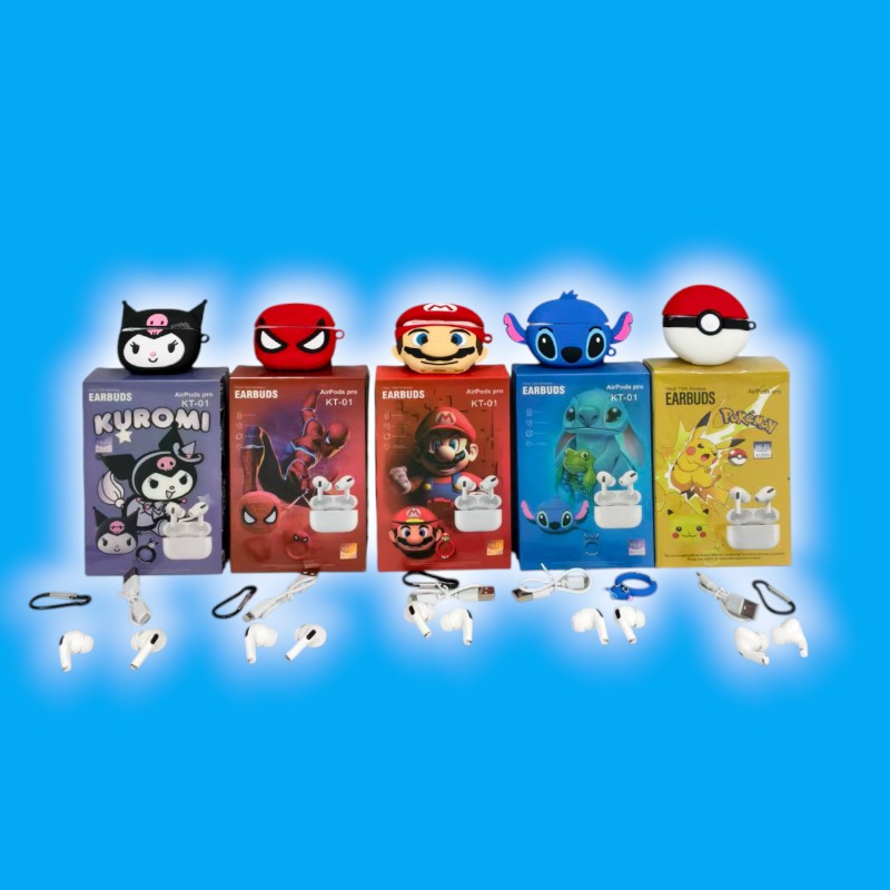 Imagen de AIRPODS PRO CON FUNDA PERSONAJES
