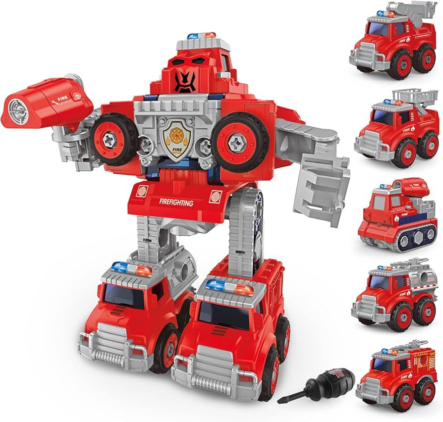 Imagen de ROBOT 5 EN 1 BOMBEROS