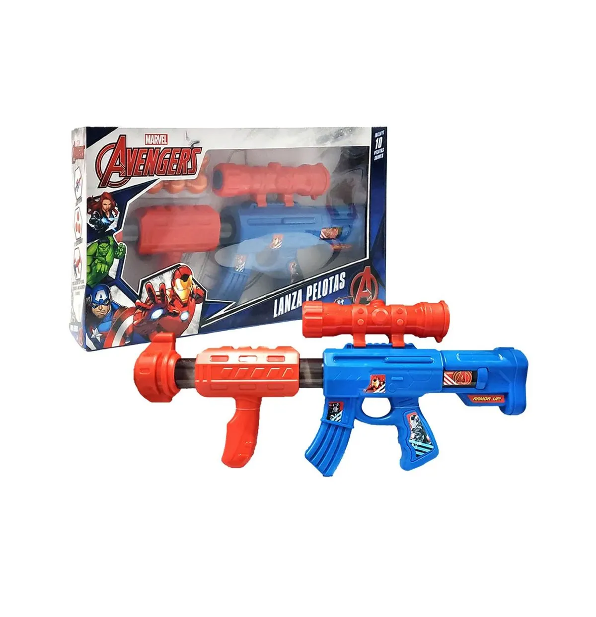 Imagen de PISTOLA LANZA PELOTAS AVENGERS