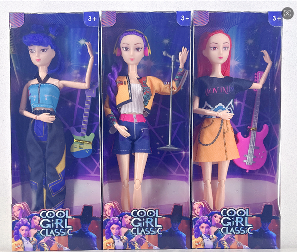 Imagen de MUÑECA CASADORAS K-POP CON MUSICA Y LED *DG-239C*