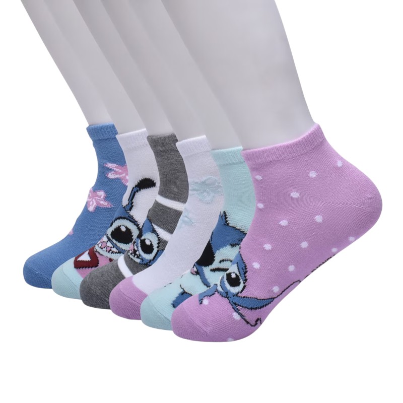 Imagen de DOCE PAR CALCETINES STITCH