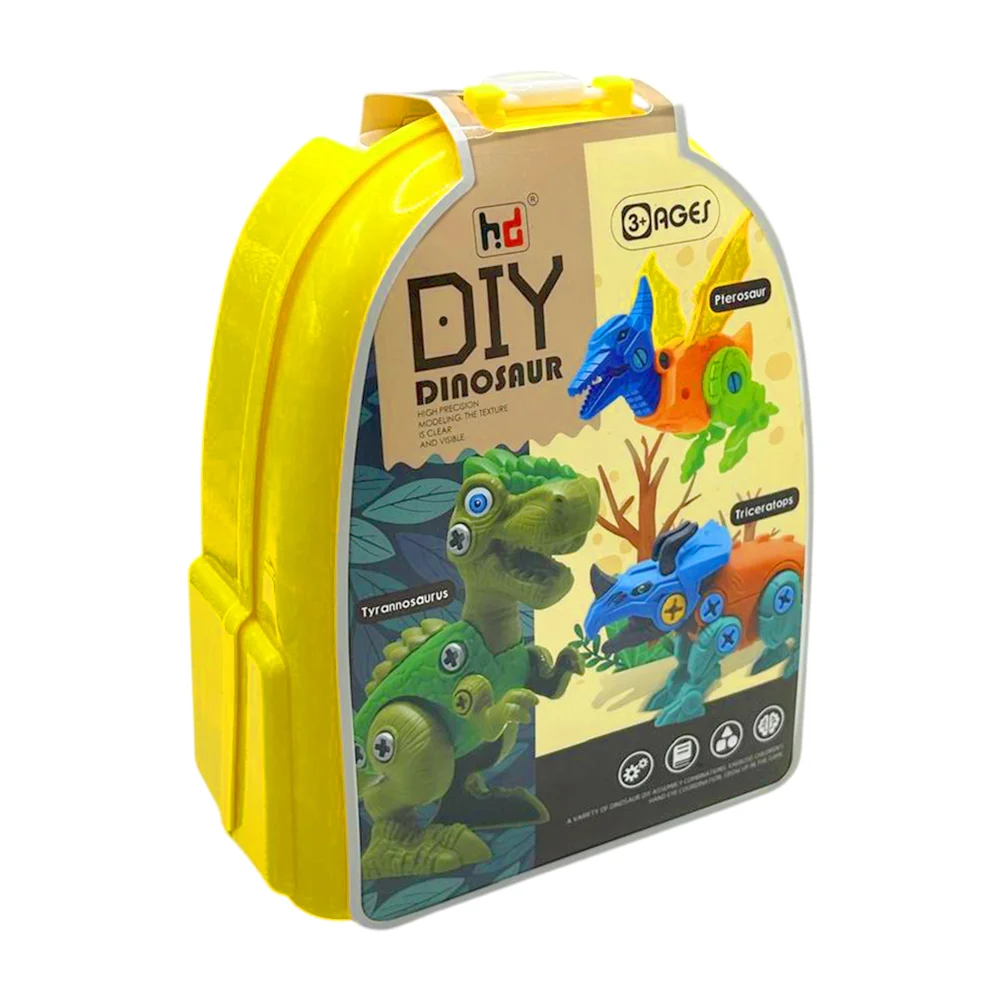 Imagen de MALETIN DIY CON 3 DINOSAURIO ARMABLE