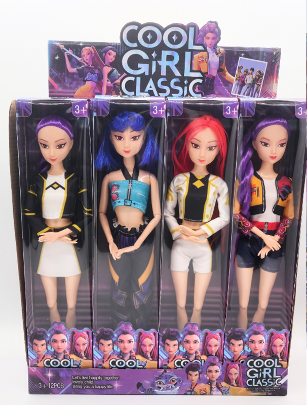 Imagen de MUÑECA CASADORAS K-POP CON MUSICA Y LED *DG-5935*