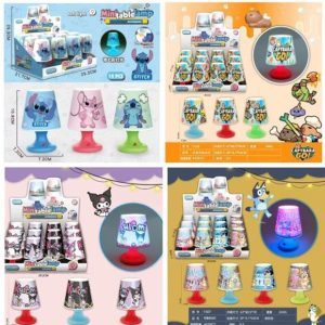 CAJA 12 LAMPARA PERSONAJES MINI TABLET LAMP