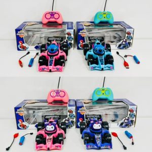 CARRO CONTROL F1 PERSONAJES RECARGABLE