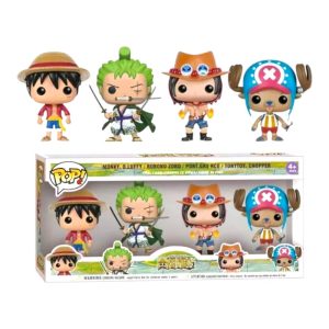 SET 4 FIGURA POP *ONE PIECE*