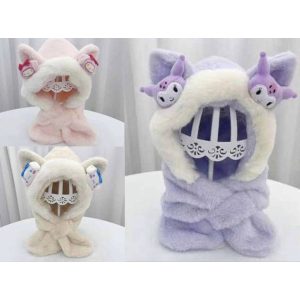 BUFANDA CON GORRO PERSONAJES