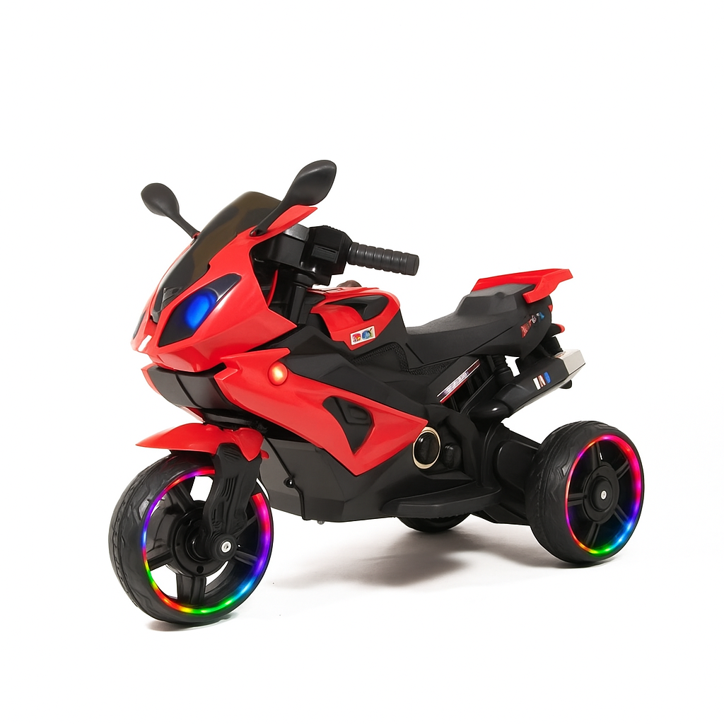 Imagen de MOTO MONTABLE ELECTRICA DEPORTIVA LLANTAS LED
