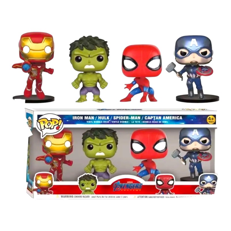 Imagen de SET 4 FIGURA POP *AVENGERS*