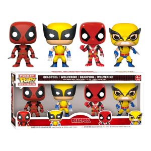 SET 4 FIGURA POP *DEADPOOL*
