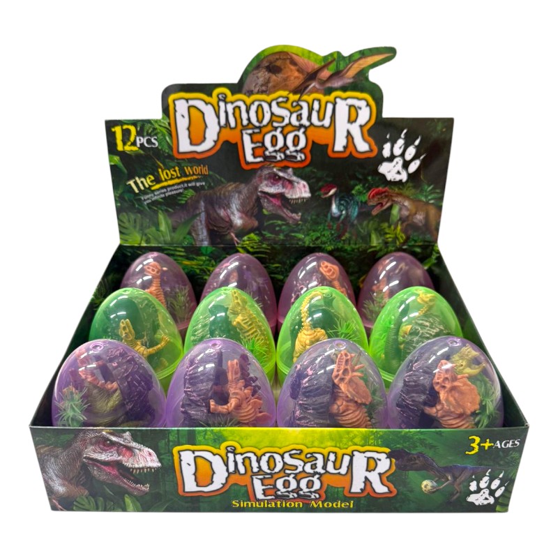 Imagen de CAJA 12 HUEVO DINOSAURIO