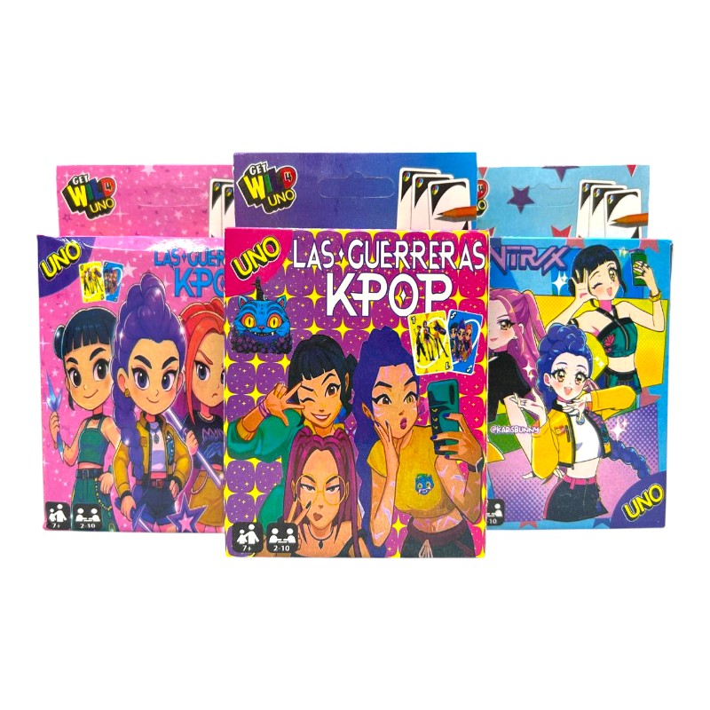 Imagen de JUEGO DE CARTAS UNO GUERRERAS K POP