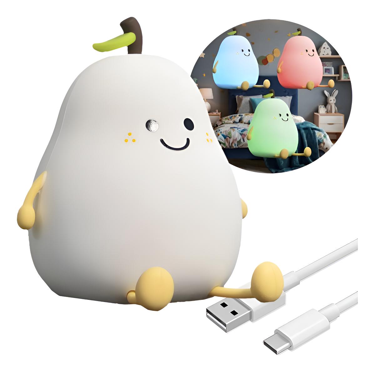Imagen de LAMPARA SUAVECITA *PERA* USB