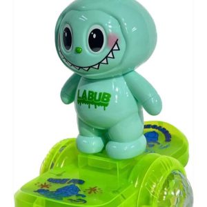 LABUBU EN PATINETA CON MUSICA Y LUZ