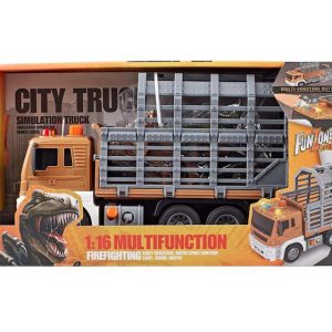 CAMIONCITO CON DINOSAURIOS FUNCIONES