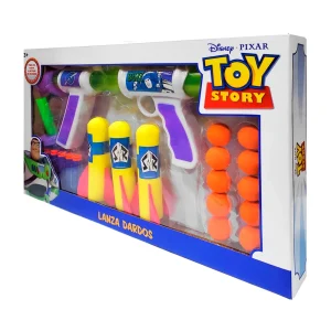 PISTOLA LANZA DARDOS Y MISILES TOY STORY