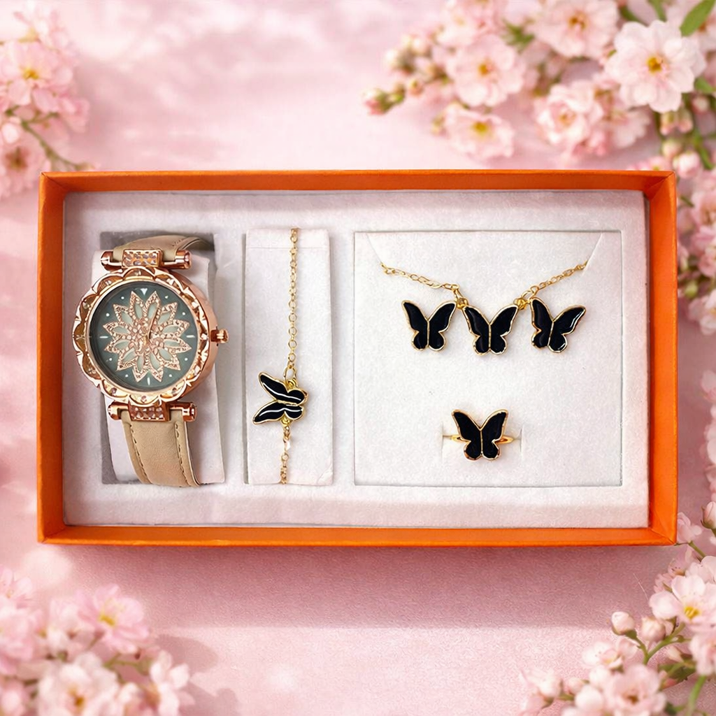 Imagen de ESTUCHE REGALO RELOJ + BISUTERIA *LU4299