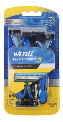 Imagen de PAQ. CON 4 RASTRILLO WETELL PURE COMFORT