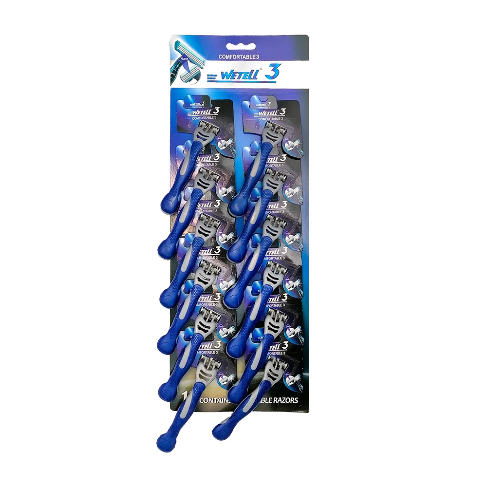Imagen de BLISTER 12 RASTRILLO WETELL *AZUL