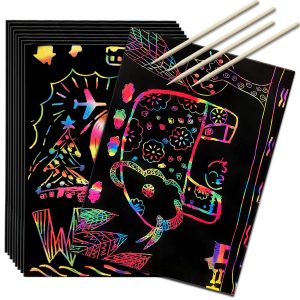 PAQ. 8 PAPEL SCRATCH 20x28 PARA DIBUJAR