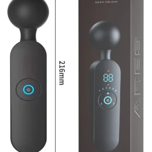 VIBRADOR ARES NEGRO RECARGABLE CARGA MAGNETICA