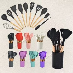 SET 12 UTENSILIOS DE COCINA HEESEM