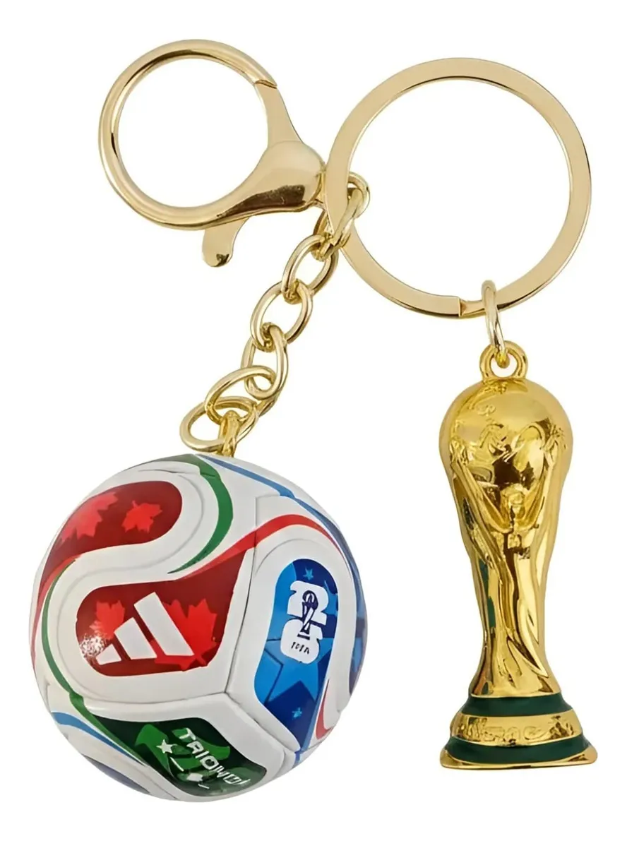 Imagen de LLAVERO MUNDIAL BALON + COPA FIFA *PREMIUM