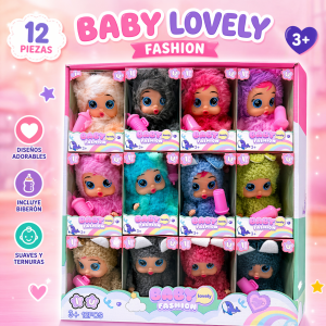 CAJA 12 MINI BEBE LLORON BABY FASHION