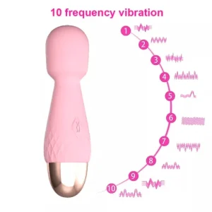 MINI MICROFONO VIBRADOR RECARGABLE