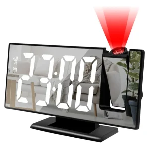 RELOJ DESPERTADOR PANTALLA LED CON PROYECTOR