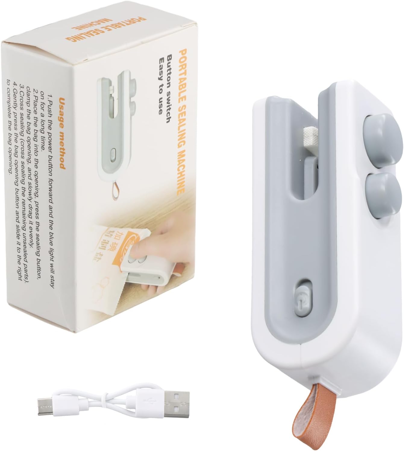 Imagen de SELLADORA DE BOLSAS PORTABLE RECARGABLE