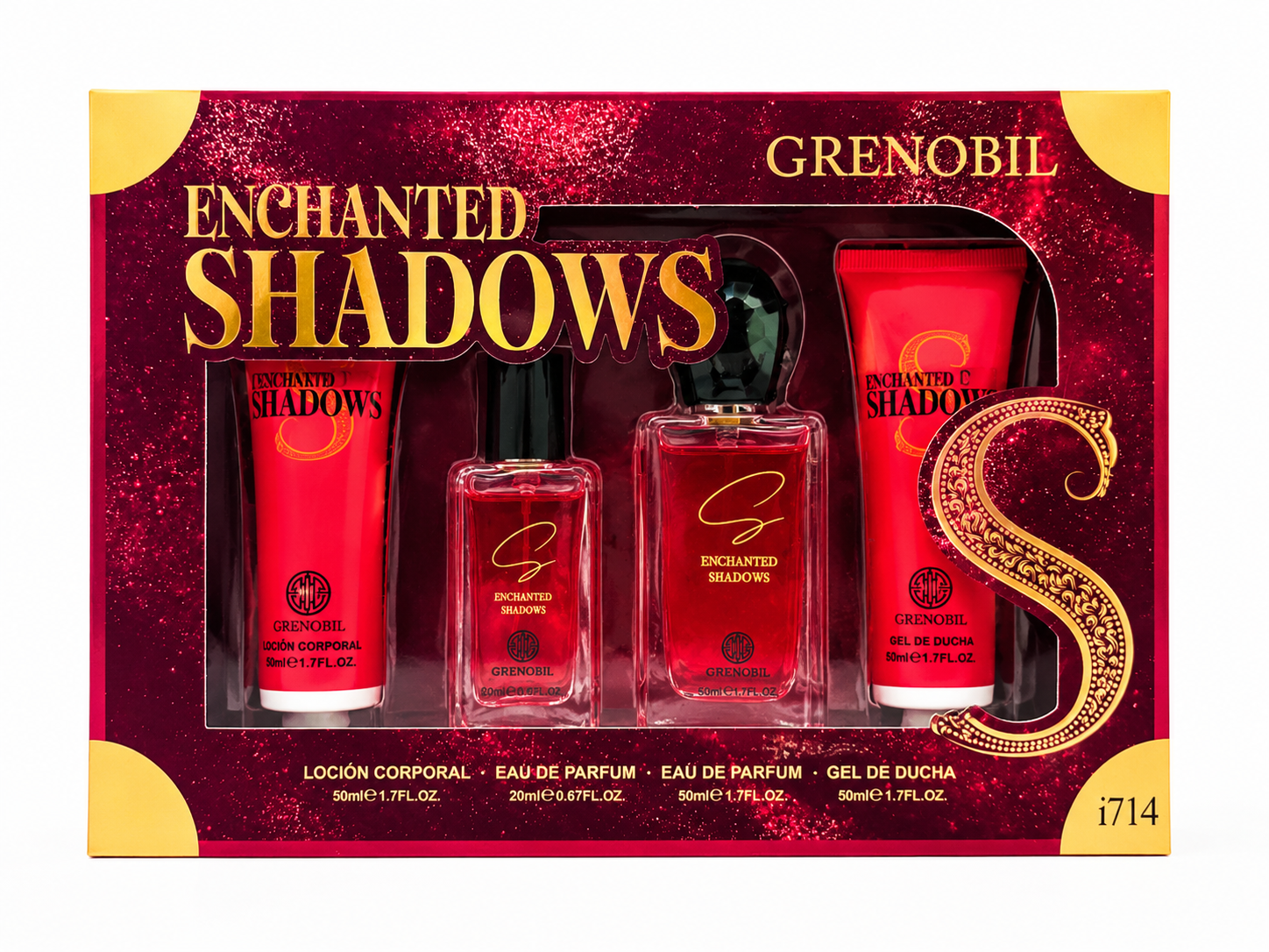 Imagen de SET 4 PZ PERFUME DAMA ENCHANTED SHADOWS