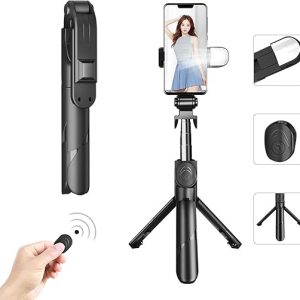 TRIPIÉ SELFIE STICK CON LUZ LED Y CONTROL BLUETOOTH *R15*
