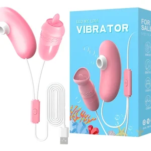 BALA VIBRADOR 2 EN 1 SUCCIONADOR USB