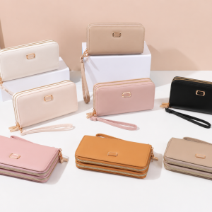 CARTERA DAMA DOBLE CIERRE D9813