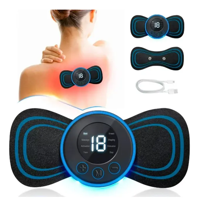Imagen de MASAJEADOR CUELLO ELECTRICO RECARGABLE